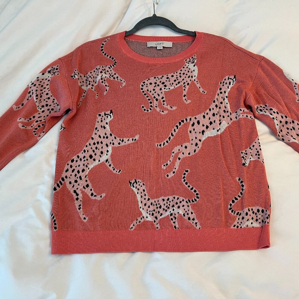 Loft Leopard Sweater